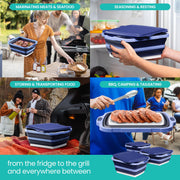 Modern Innovations Blue / 3 Bus Tubs