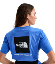 Evolution Box NSE Short Sleeve Tee by The North Face – Cotton, Active Blue, Model NF0A8B6W