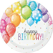 Creative Converting Balloon Bash Paper Plates, 9", 8 Count