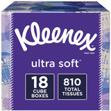 Ultra Soft Facial Tissues by Kleenex – 810 Count (Pack of 1), Paper, White, Model 00036000510935