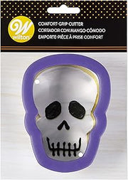 Wilton Comfort Grip Purple Skull Cookie Cutter, 2310-3742