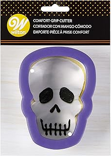 Wilton Comfort Grip Purple Skull Cookie Cutter, 2310-3742