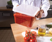 12SFSCW135 Cambro Square Container 12 Quart Capacity – 12 Quart(Pack of 6), 12.0 quarts, Polyethylene, Clear, Pack of 6