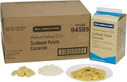 Basic American Foods Classic Casserole Dehydrated Sliced Scalloped Potatoes | Bulk Food Service Side Dish | 2.25 lb Box (Pack of 6) | Plant-Based, Vegetarian, Quick & Easy Potato Bake