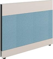 Global Industrial Modular Partition Base Panel, 48" W x 38" H, Blue
