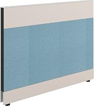 Global Industrial Modular Partition Base Panel, 48" W x 38" H, Blue
