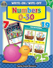 Teacher Created Resources Write-On/Wipe-Off: Numbers 0–30