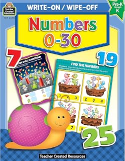 Teacher Created Resources Write-On/Wipe-Off: Numbers 0–30