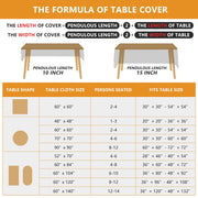 Siilues Round Tablecloth, 70x70 Inch Polyester, Blue