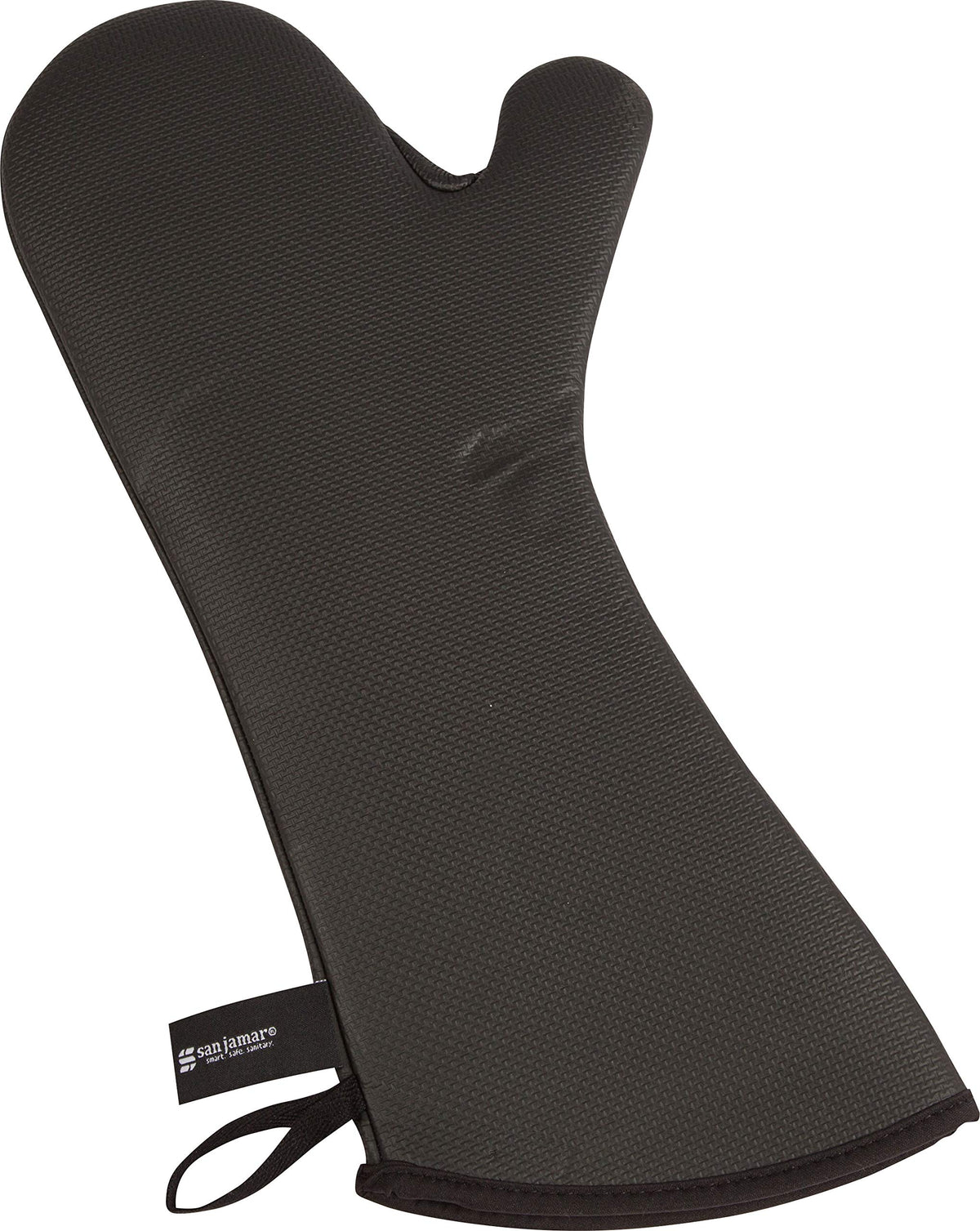 San Jamar Conventional Style / 17" Length / Red Oven Mitts