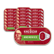 Anchovies Fillets in Olive Oil by King Oscar – 2 Ounce (Pack of 18), Pack of 18, Model 00034800600610