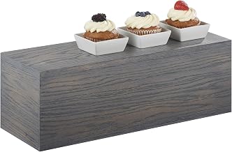 Ashwood Collection – Rectangle Riser – 20W x 7D x 7H, Oak, Gray-Washed