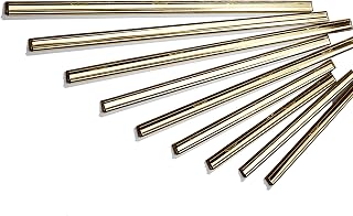 Ettore 1132 Master Brass Clipped Squeegee Channel with Rubber, Size 12 (Pack of 36)