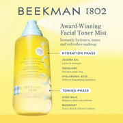 Milk Shake Hydrating Toner & Face Mist (8.1 fl oz) + Oh! Mega Milky Oil Facial Oil (1 fl oz) by Beekman 1802 – Pack of 2