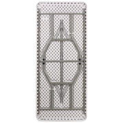 6-Foot Granite White Plastic Folding Table by Flash Furniture – 6 feet, Metal, Plastic, Plastic: Polyethylene, Granite White, Model DAD-YCZ-183B-GW-GG