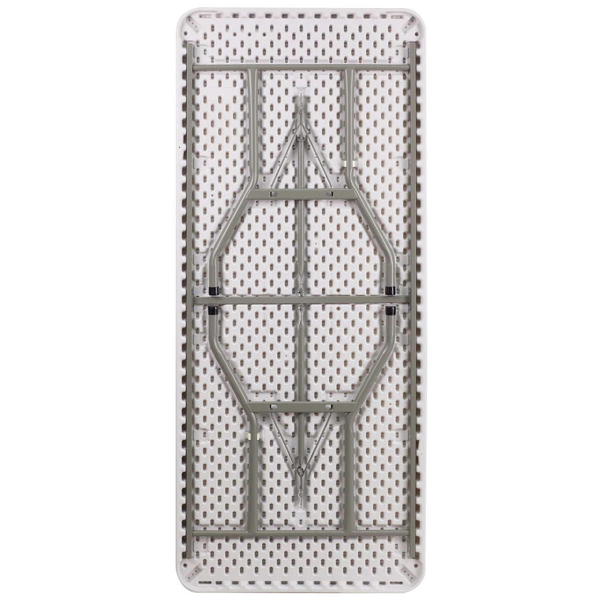 6-Foot Granite White Plastic Folding Table by Flash Furniture – 6 feet, Metal, Plastic, Plastic: Polyethylene, Granite White, Model DAD-YCZ-183B-GW-GG