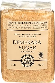 India Tree Sugar Demerara, 16 Ounce