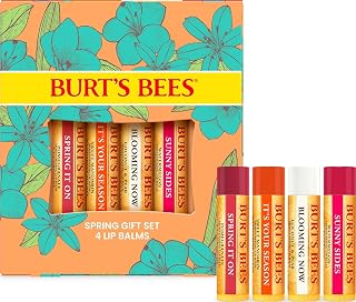 Burt's Bees Just Picked Lip Balm Set, 100% Natural Origin, 4 ct, 0.15 oz
