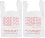 IPS Industries 1 Count (Pack of 2000) / White / 1 Shopping & Merchandise Bags