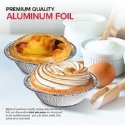 Stock Your Home 50 Pack (3 Inch) / Silver / 50 Pack Pie Pans