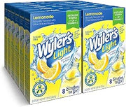 Wyler's Light Singles To Go Powder Packets, Water Drink Mix, Lemonade, 12 Boxes, 8 Servings per Box, 96 Total Servings