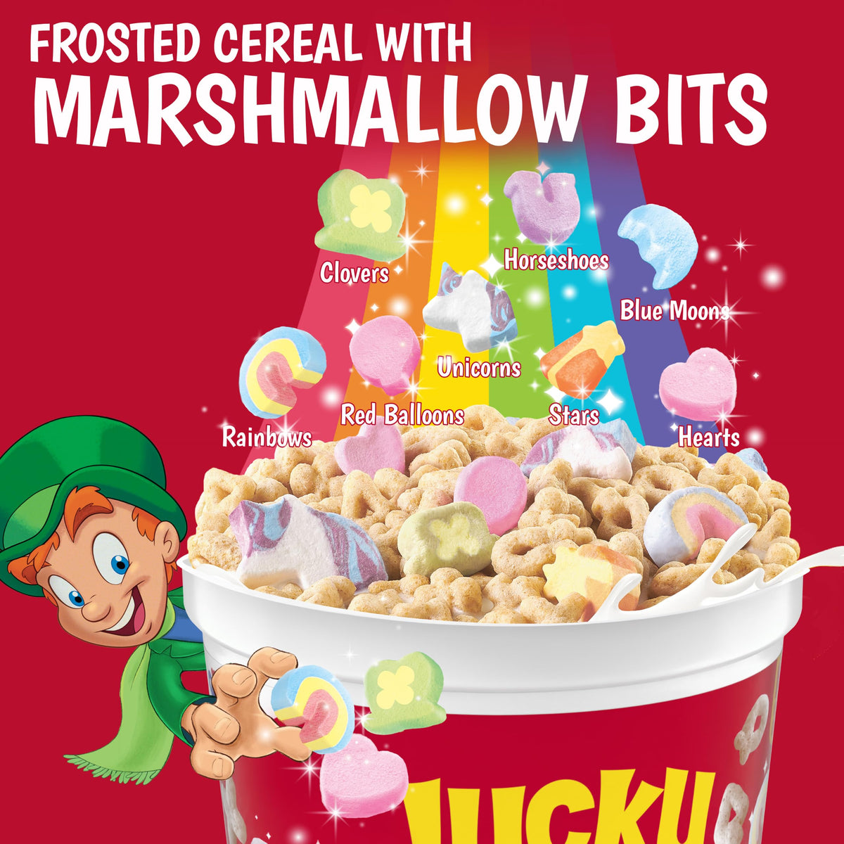 Lucky Charms Original Version / 1.7 Ounce (Pack of 12) / 12 Cold Cereal