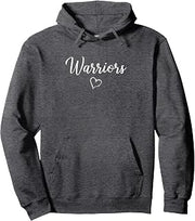 Curtis Warriors Above Small Heart Pullover Hoodie