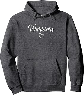 Curtis Warriors Above Small Heart Pullover Hoodie