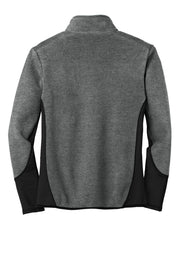 R-Tek Pro Fleece Full-Zip Jacket by Port Authority – Spandex, Charcoal Heather/ Black, Model SNM-755104