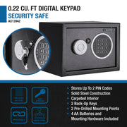 Barska Black / One Size / Compact Cabinet Safes