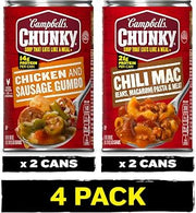 (Bundle of 4) Campbell's Chunky Soup, 18.8 oz Cans