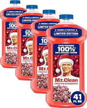 Mr. Clean All Purpose Cleaner, Cleaning Liquid, Frosted Cranberry, 41 Fl Oz (Pack of 4)
