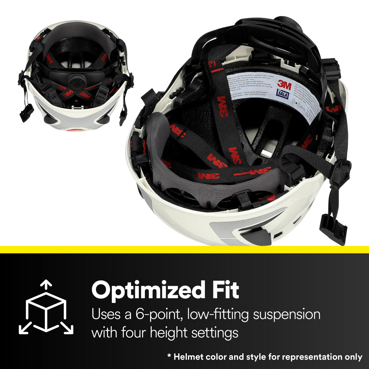 DBI-SALA Safety Helmet by 3M – Standard, Acrylonitrile Butadiene Styrene (ABS), Blue, Model X6003X-UV-A