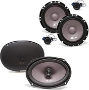 Alpine SXE-1751S SXE-6926S Component & 6x9 Coax Speaker Bundle | Bundle includes SXE-1751S 6.5 in component speakers and SXE-6926S 6x9 in coaxial speakers.