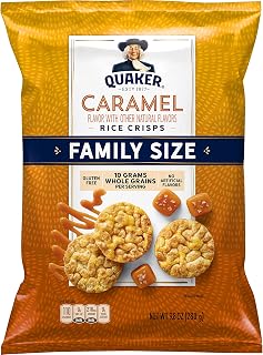 Quaker Rice Crisps Caramel, 9.8 Oz
