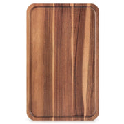 Homkula Wooden Serving Tray, Acacia Platter, 16 x 10 Inch