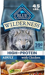 Blue Buffalo Wilderness Chicken & Wholesome Grains Adult Dry Dog Food 4.5lb