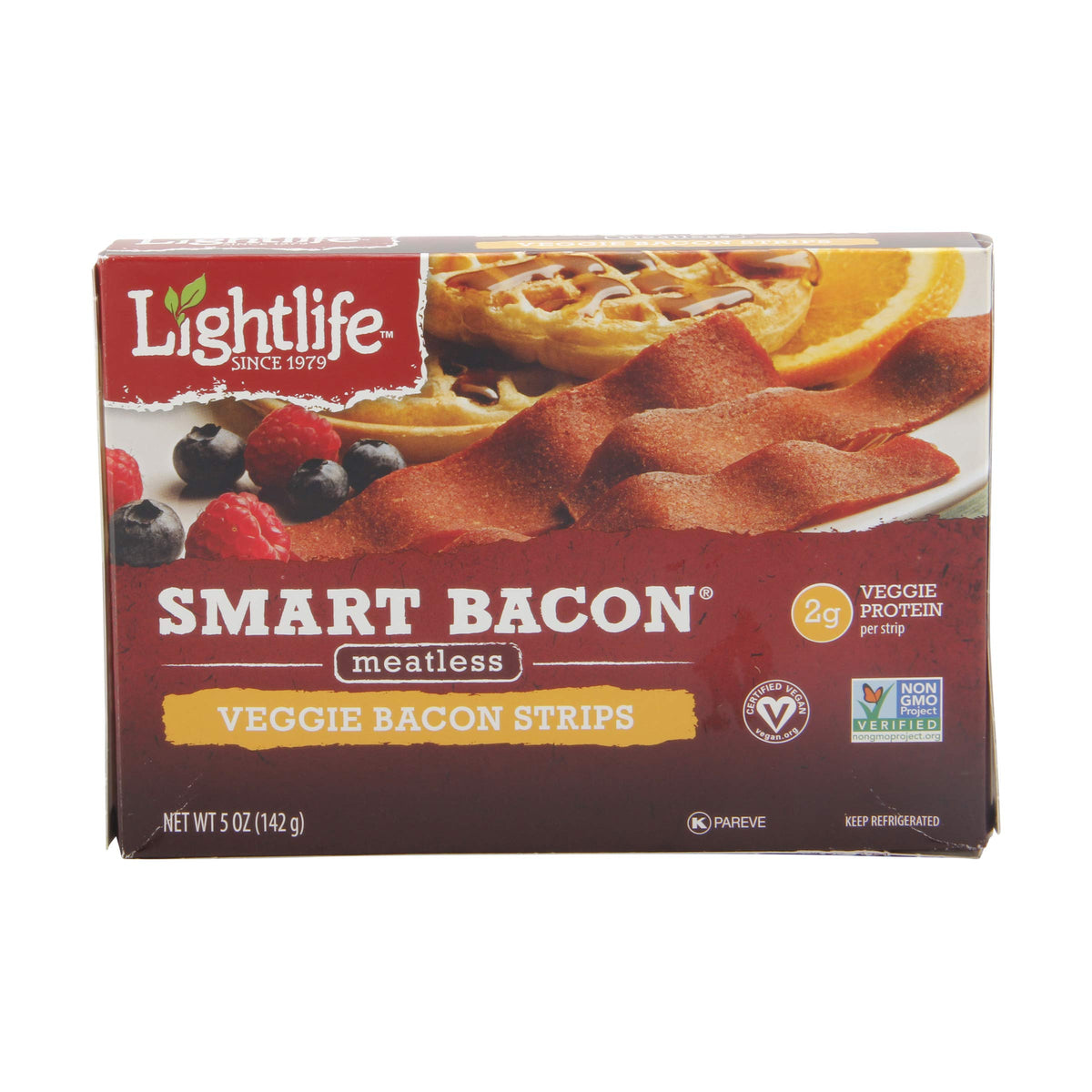 Smart Bacon Meatless Veggie Strips by Lightlife – 5 Ounce