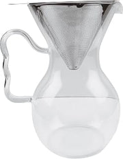 PADERNO World Cuisine A4164910 Coffee Pour Over, 33.8 oz, Clear