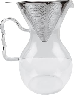 PADERNO World Cuisine A4164910 Coffee Pour Over, 33.8 oz, Clear