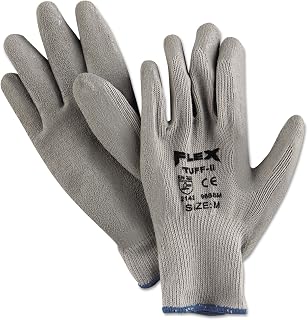 MCR Safety 9688S Flextuff NXG Latex Palm Men's Gloves, Small, 1-Pair