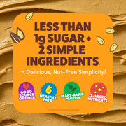 SunButter Creamy No Sugar Added / 16 Ounce (Pack of 6) / Brown Butter