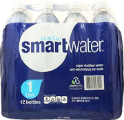 smartwater GLACEAU Smart Water 33.8 Fl Oz (Pack of 12)