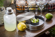 Cash & Carry Mason Jar Cocktail Shaker by Tablecraft – 3.50x3.25x6.50, Glass, Check Images, Model MJS14