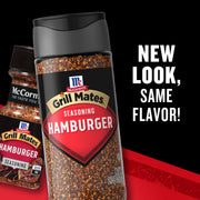 McCormick Hamburger Seasoning by Grill Mates – 2.75 Ounce (Pack of 1), Model 052100142593