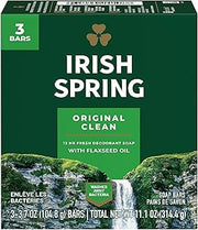 Irish Spring Deodorant Soap Bars Original, 3 Count
