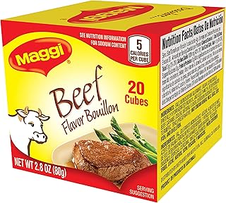Maggi Beef Flavor Bouillon Cubes 2.8 oz. Box