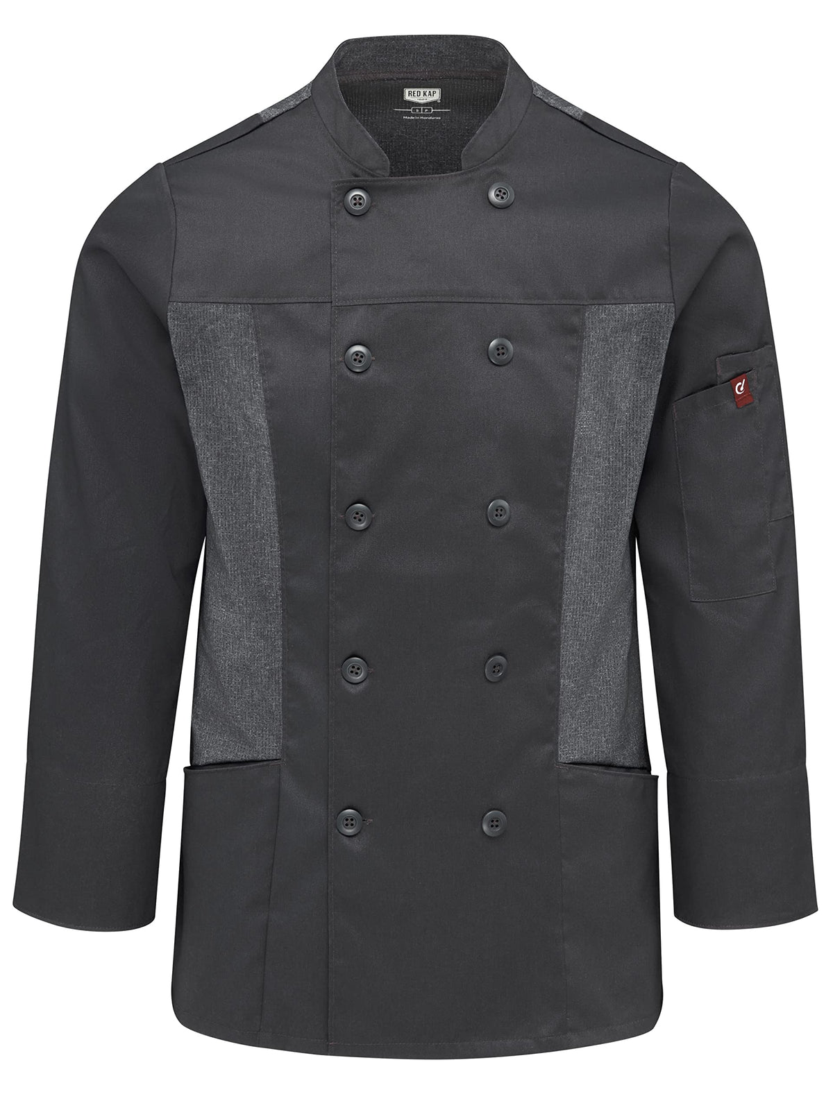 Red Kap Small / Charcoal / Deluxe Airflow Chef Coat Chef Jackets