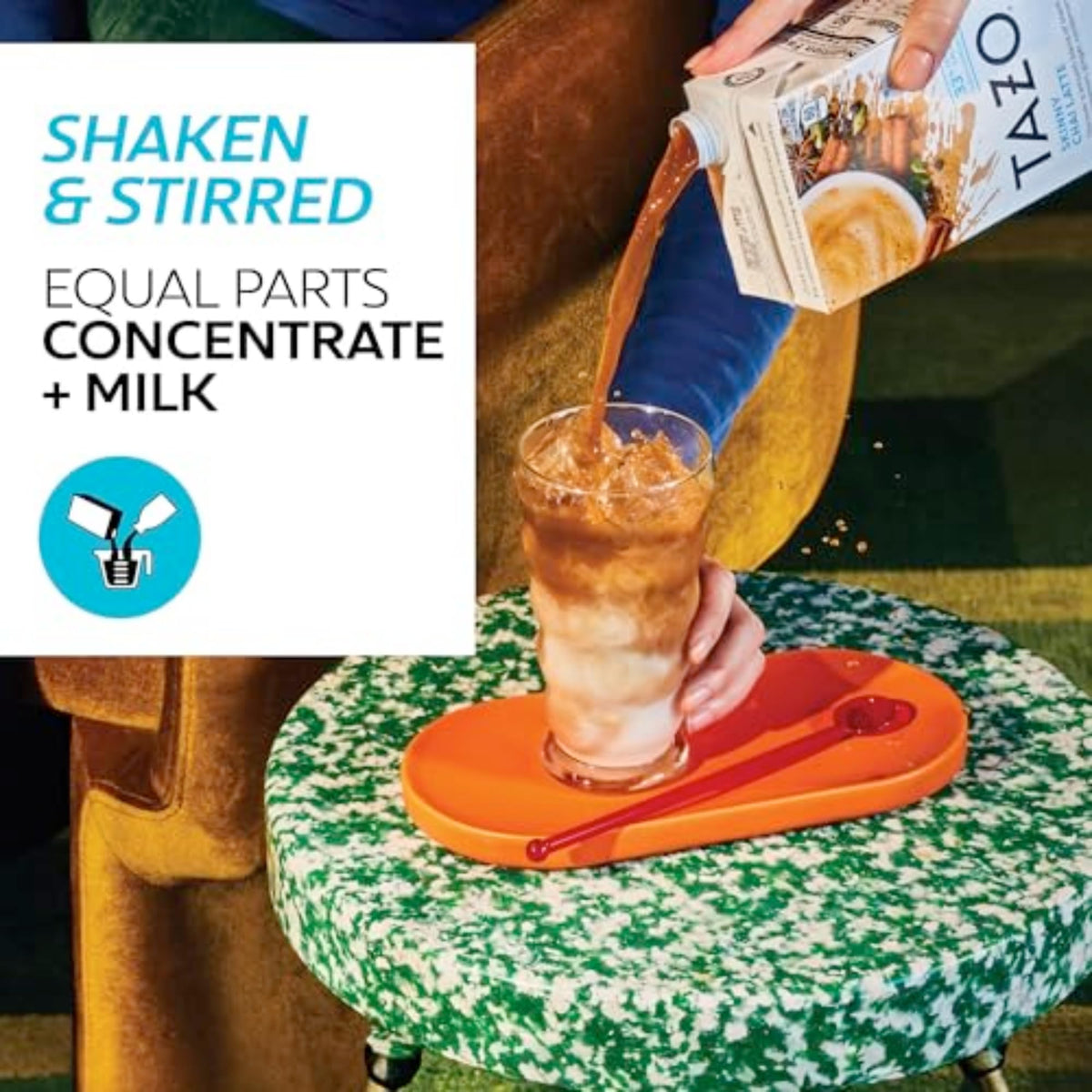 Skinny Chai Latte Concentrate by TAZO – 32 Fl Oz (Pack of 2), Pack of 2