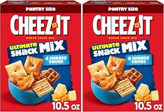 Cheez-It Ultimate Snack Mix, Salty Snacks, Pantry Size, 10.5oz Box (1 Box) (Pack of 2)